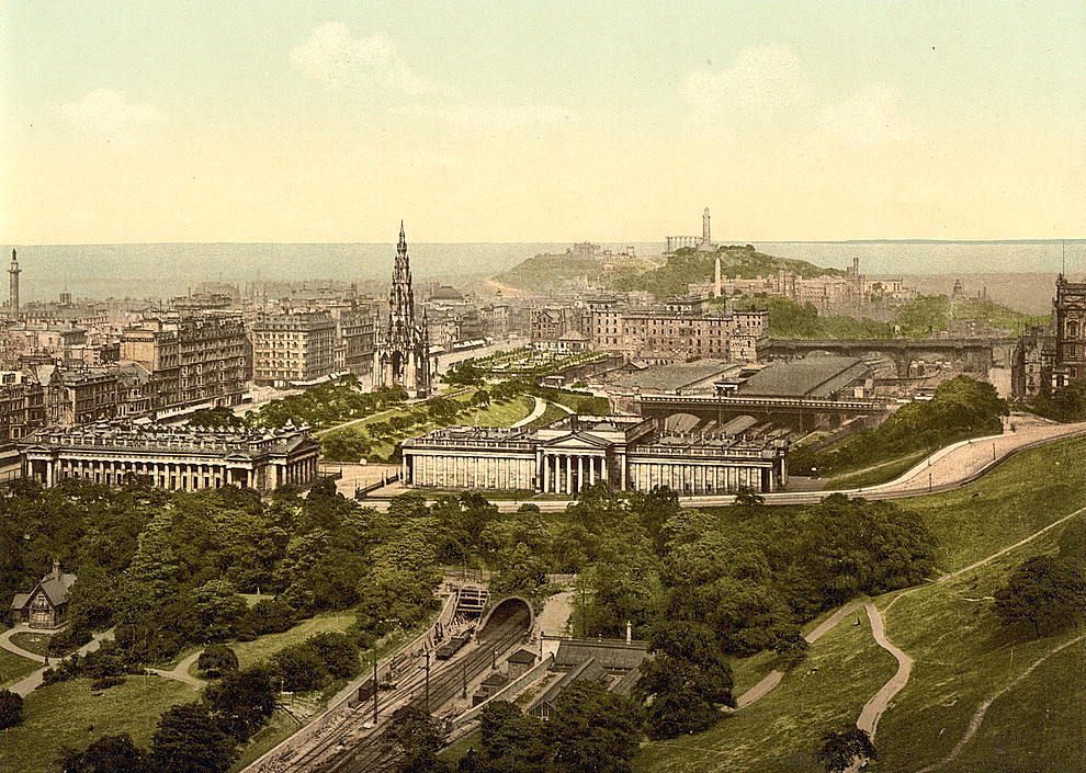Edinburgh Castle 1890s.