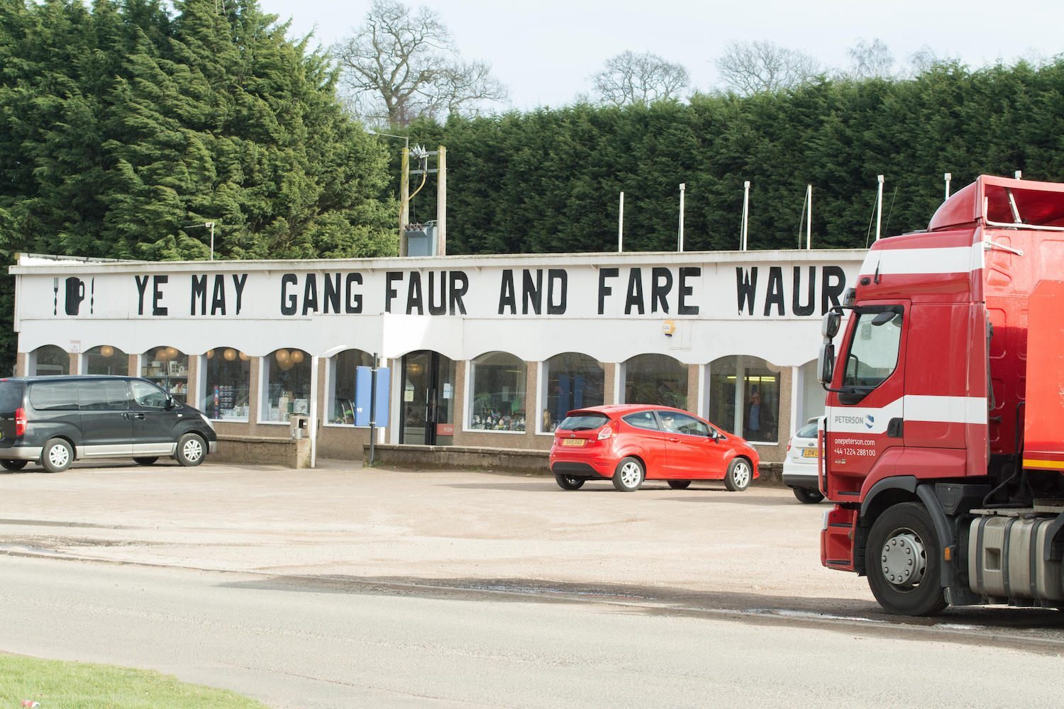 Click to enlarge gas station scotland