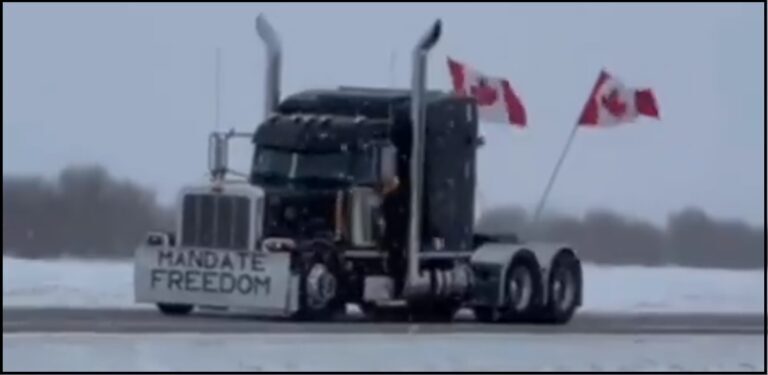 trucker protest canada