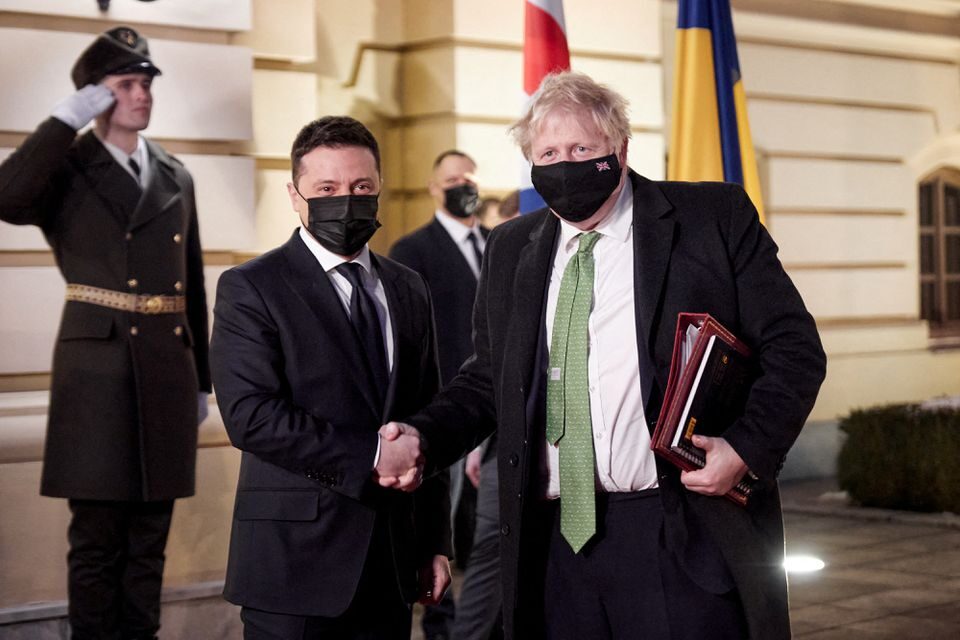 Zelensky Boris Johnson