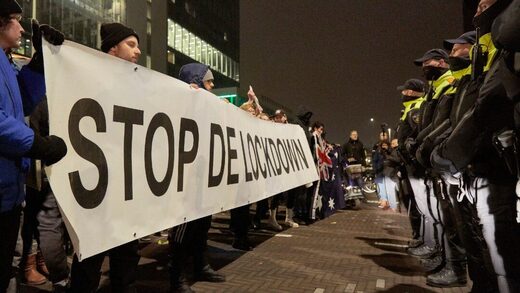 stop lockdown protest