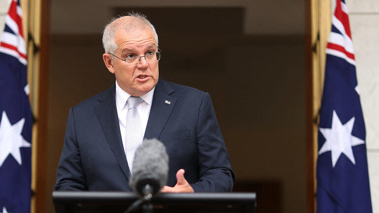 Click to enlarge Australian PM Scott Morrison