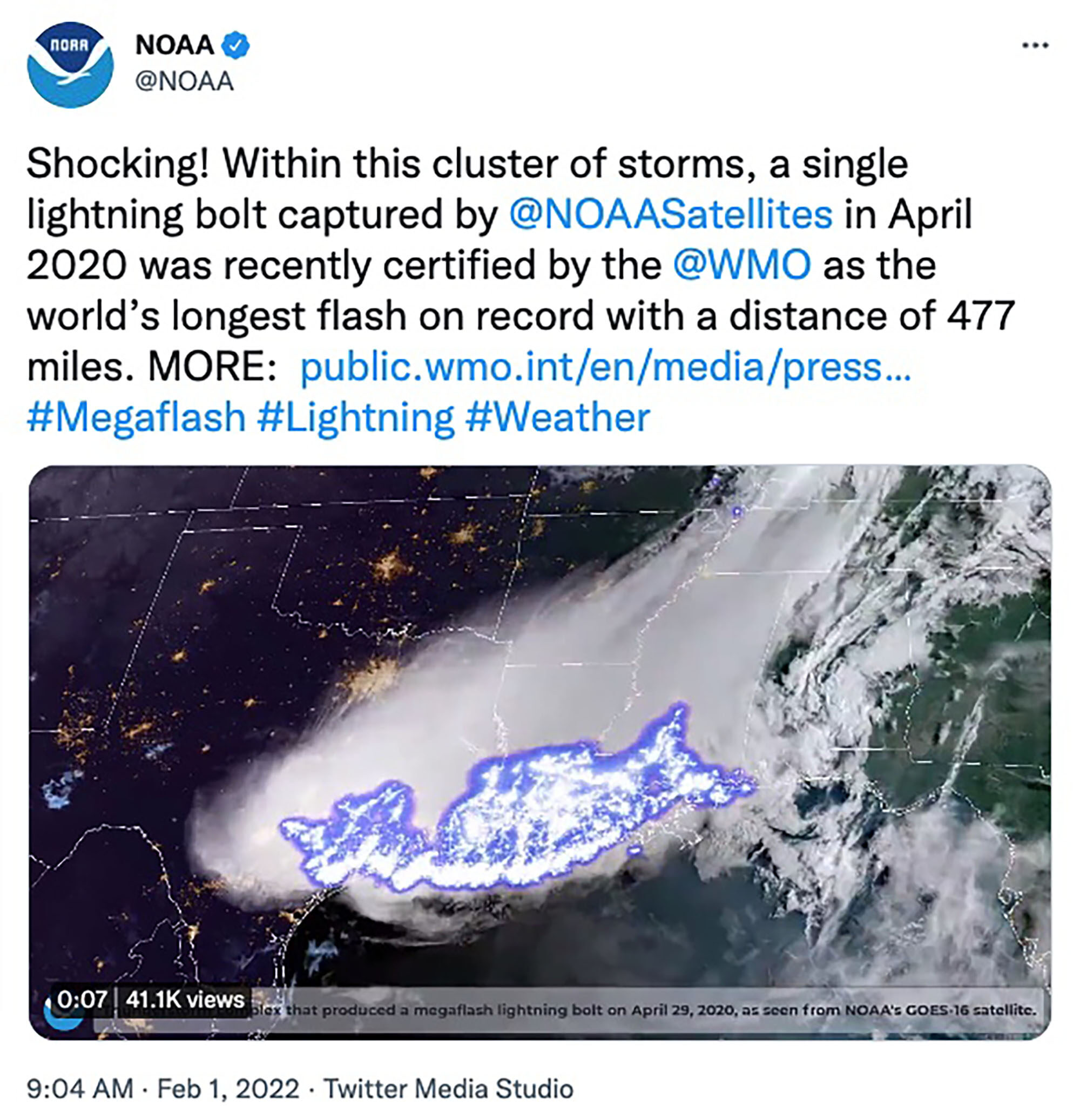 Click to enlarge Lightning usually doesn’t extend farther than 10 miles.