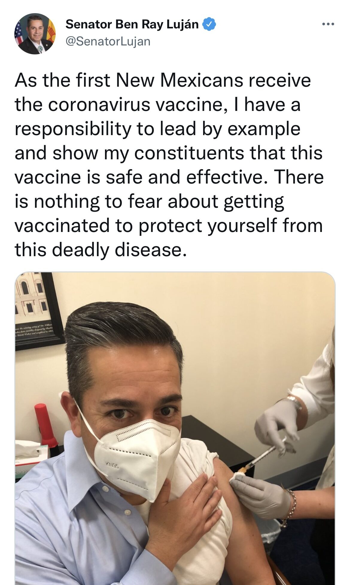 lujan senator vaccine