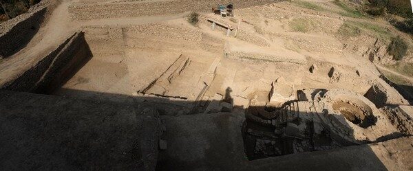Click to enlarge The 2021 excavation site.