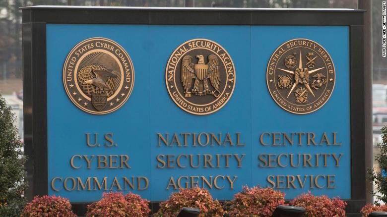 NSA cyber security centrel security service sign
