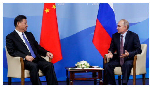 Click to enlarge Xin Jinping and Vladimir Putin. September 11, 2018.