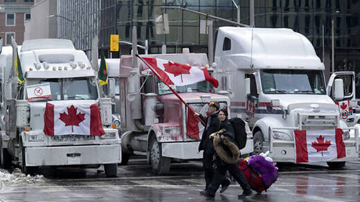 truck protest convoy ottawa