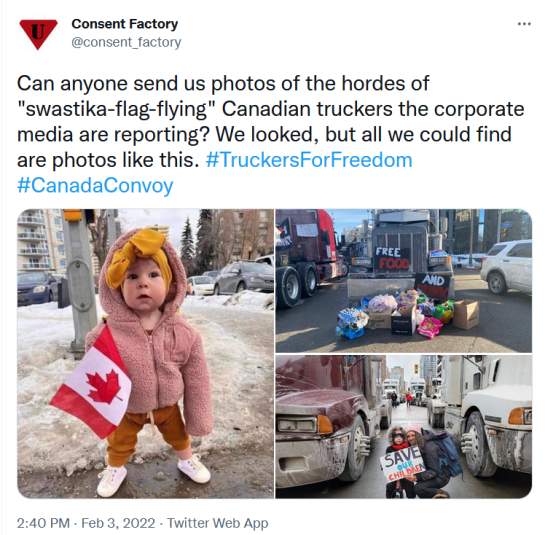 Click to enlarge canada truckers protest