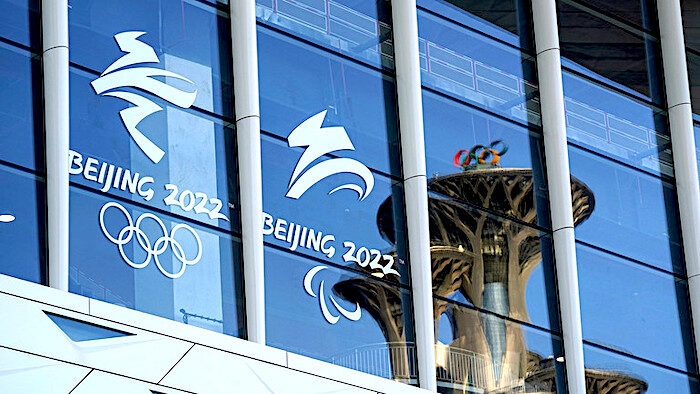 Beijing olympics signage