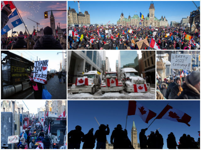 ottawa protest collage