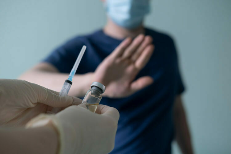 refuse covid jab vaccine mandate
