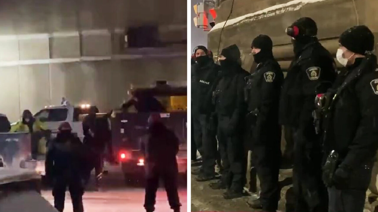 ottawa police arrest protesters