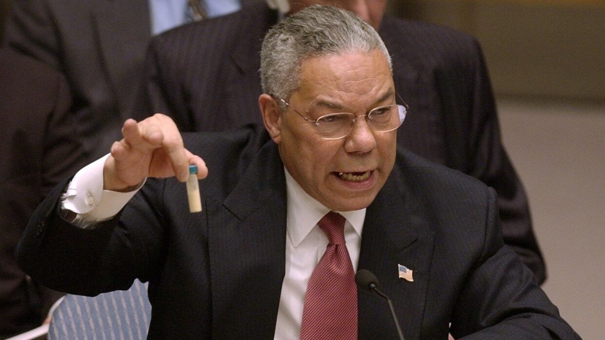 Click to enlarge Colin Powell Anthrax