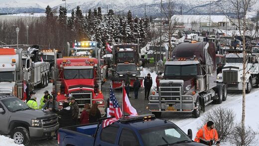 alaska trucker protest