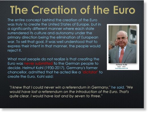 creation of the euro