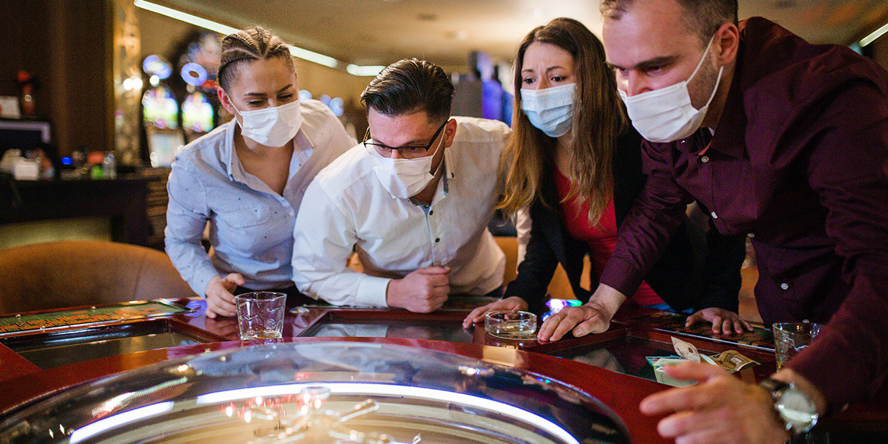 Click to enlarge masks casino covid gambling