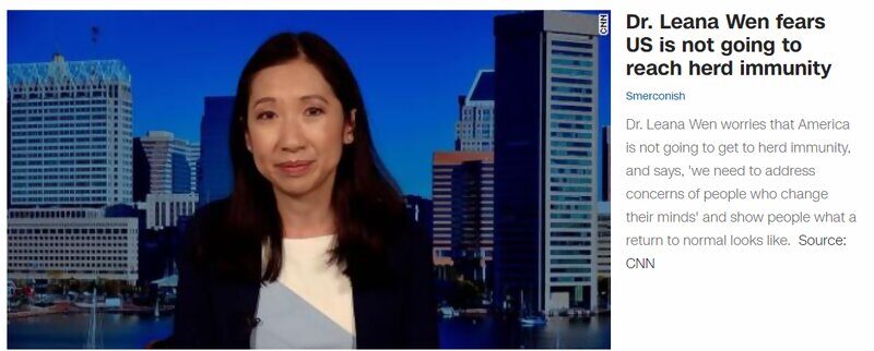 leana wen herd immunity covid