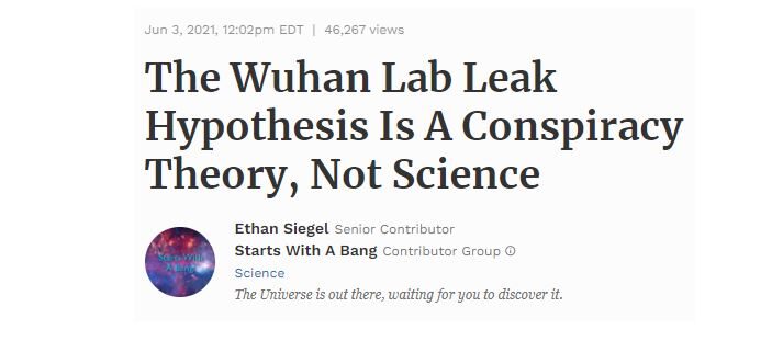 Click to enlarge wuhan lab leak covid headline