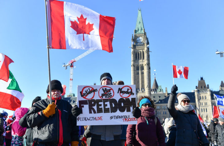 canada trucker protest