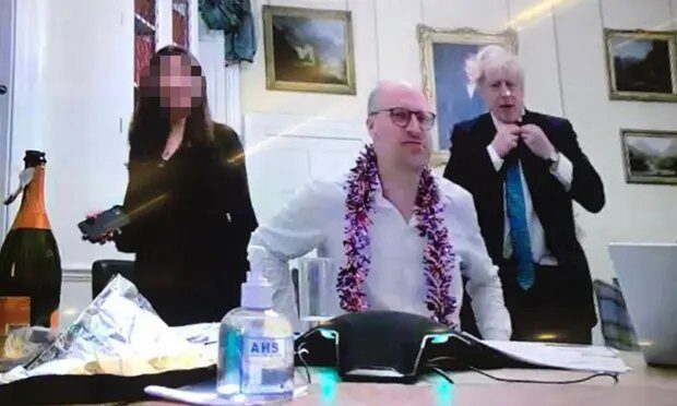 lockdown party downing street boris Johnson
