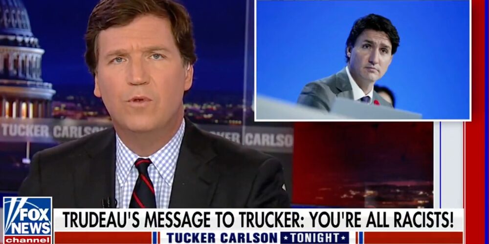 tucker carlson justin trudeau