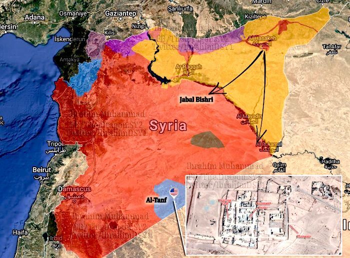 Click to enlarge Map Syria