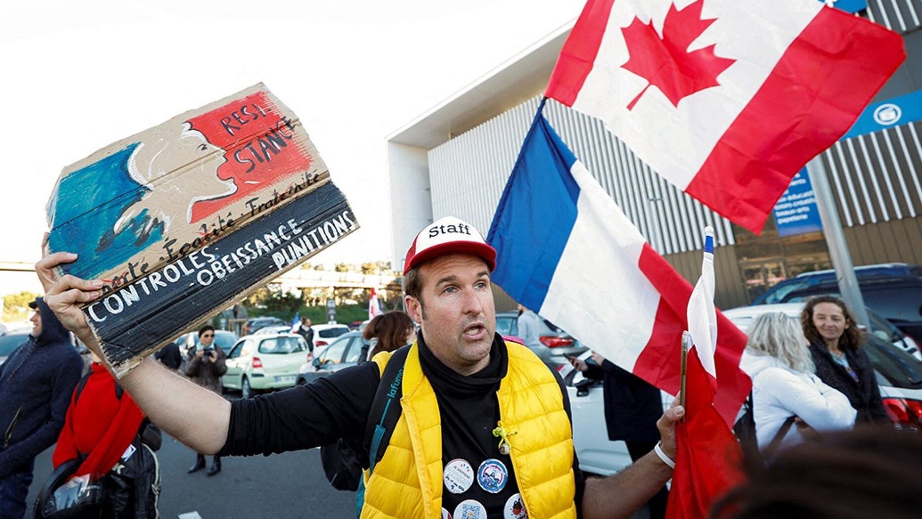 Click to enlarge French activist