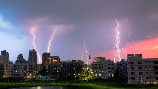 Click to enlarge India recorded more than 18 million lightning strikes between April 2020 and March 2021.