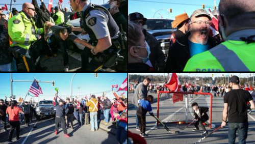 surrey BC protest