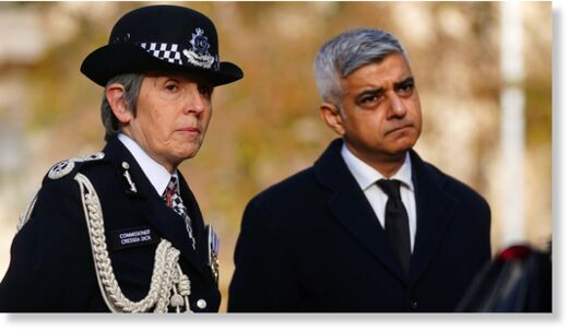 Dame Cressida Dick and London Mayor Sadiq Khan