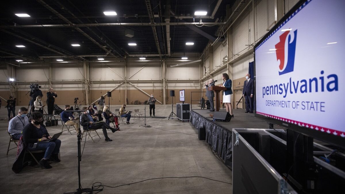 pennsylvania voting press conference