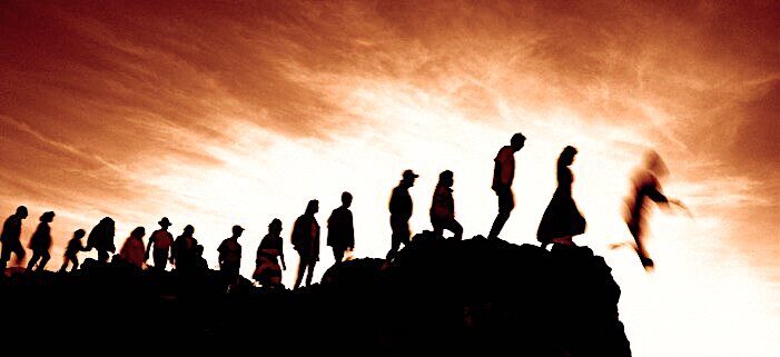 Off the cliff