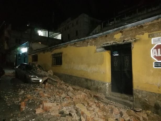 Click to enlarge The earthquake
