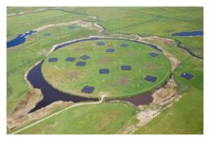 Part of LOFAR in Exloo, Drenthe.