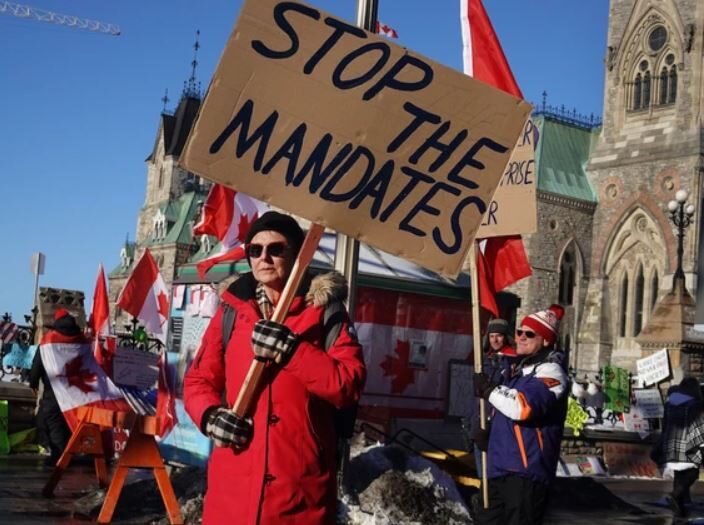 Click to enlarge Ottawa Feb 15, 2022 protest