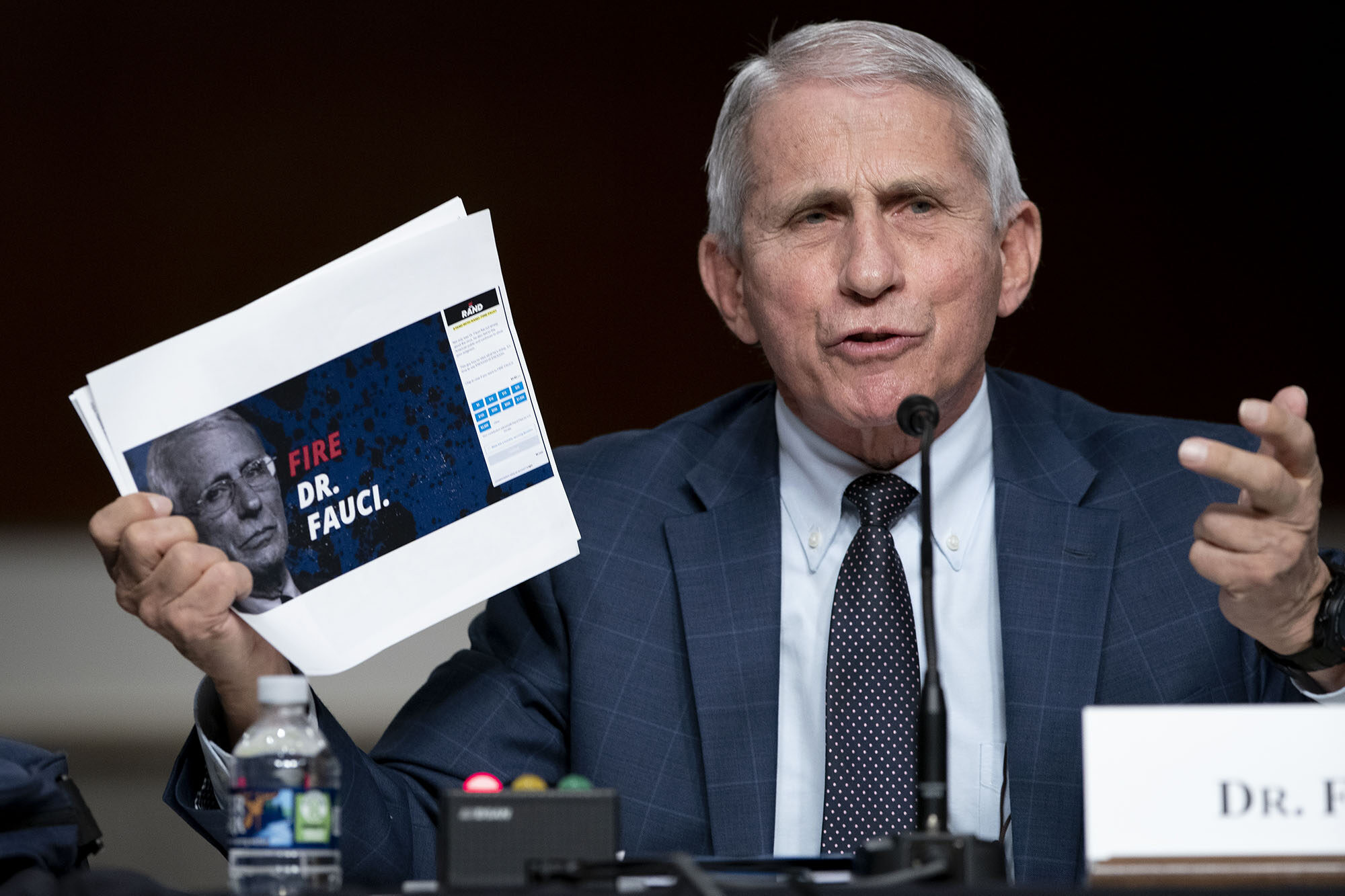 Click to enlarge Anthony Fauci