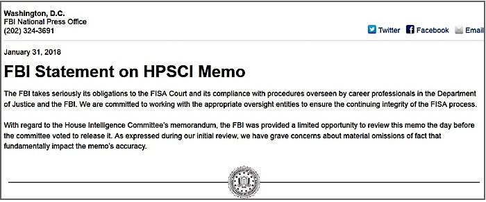 FBI Statement