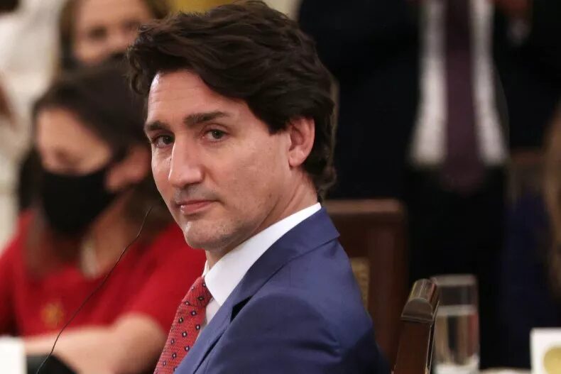 Click to enlarge trudeau smirk