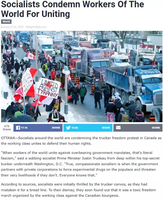 canada trucker protest 2