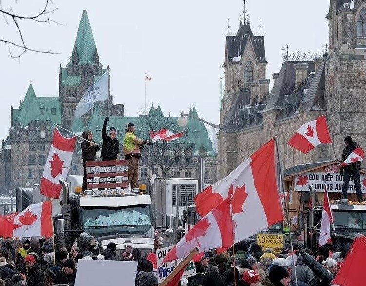 canada trucker protest