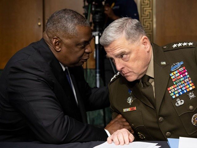 Click to enlarge mark milley lloyd austin department of defence