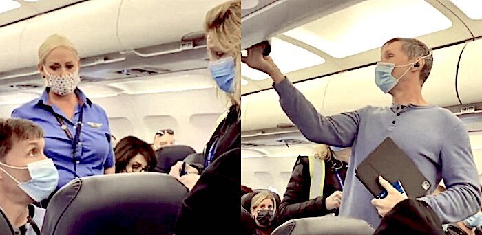 Passenger confrontation