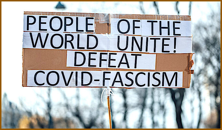 Sign at protest