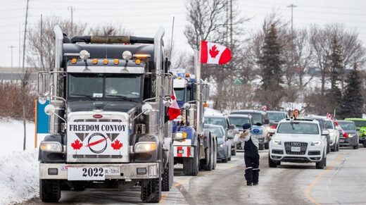 canada trucker protest