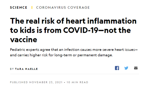 Kids covid heart inflammation