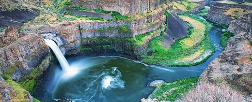 Scablands waterfall