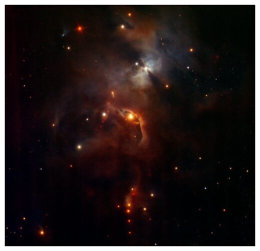 Click to enlarge Nebula in serpens