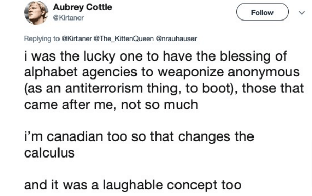 Click to enlarge aubrey cottle tweet 3