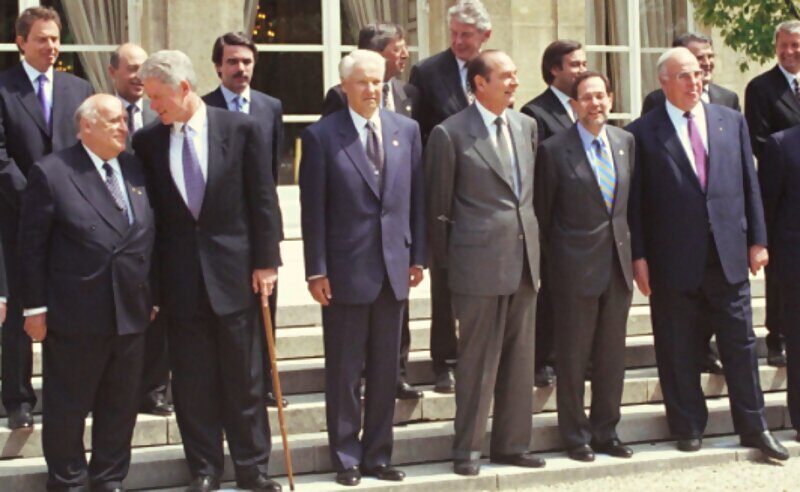 Click to enlarge nato treaty european leaders yeltsen